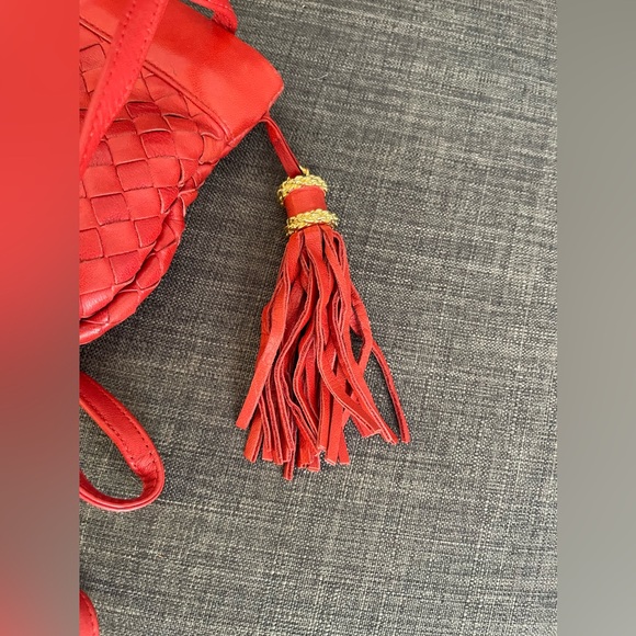 Jay Herbert Vintage Red Shoulder Bag Made in the USA - Picture 8 of 8